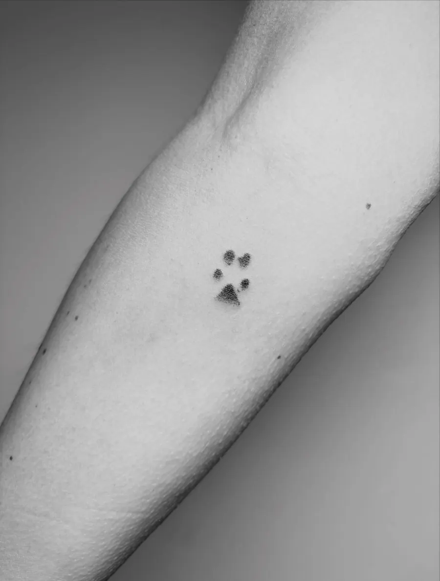 Tatuaż fine line — realizacja 71, autor @winterstone