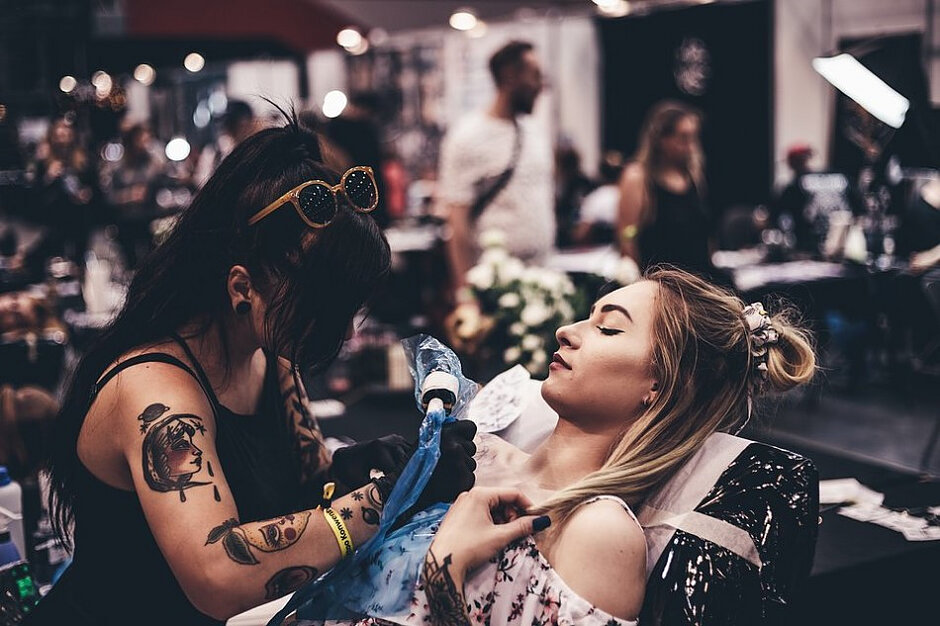 Artyści podczas Gdańsk Tattoo Konwent 2022