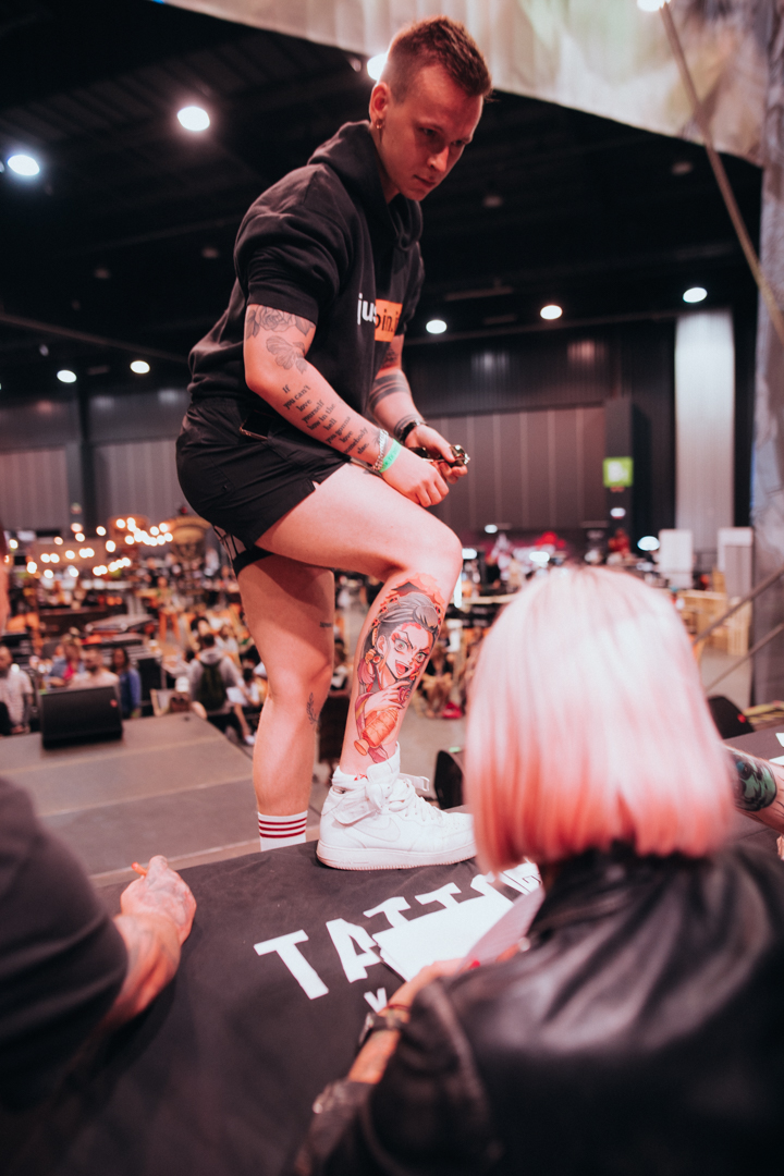 Tatuaż prezentowany podczas Gdańsk Tattoo Konwent