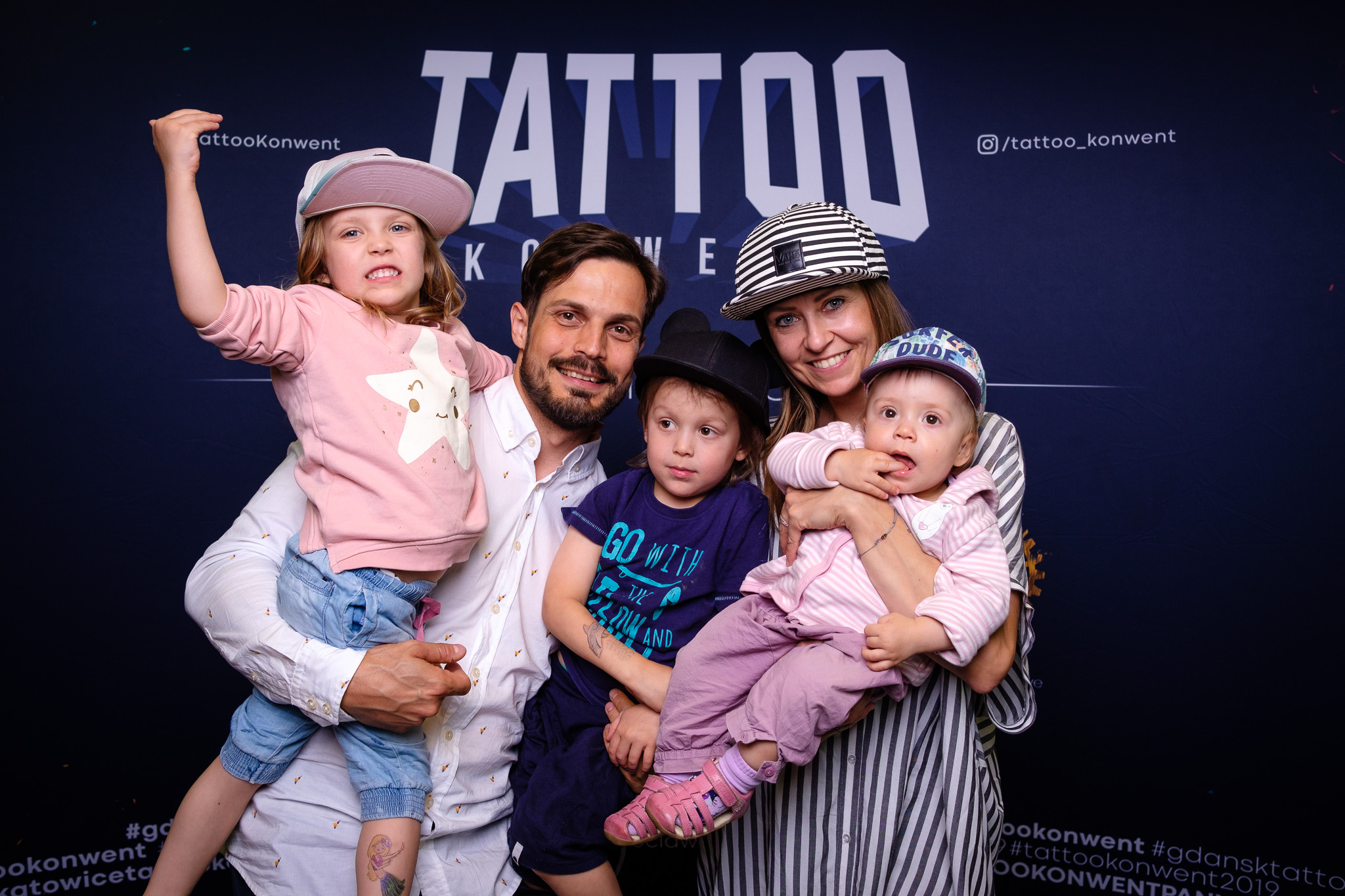 Rodzina podczas Wrocław Tattoo Konwent 2019